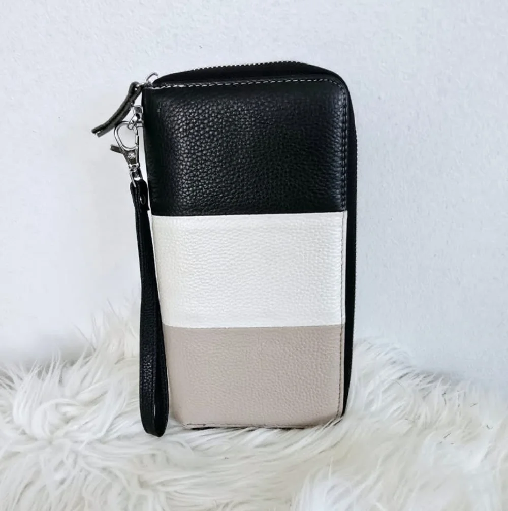 Large Capacity Multi Card Holder Stylish Wristlet Wallet Purse 🌴